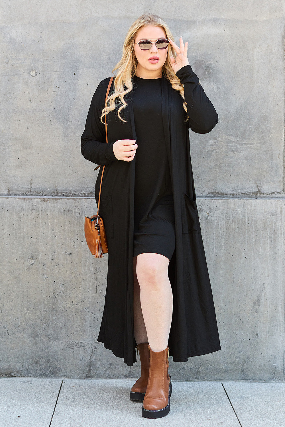 Outerwear_Basic Bae Full Size Open Front Long Sleeve Cover Up