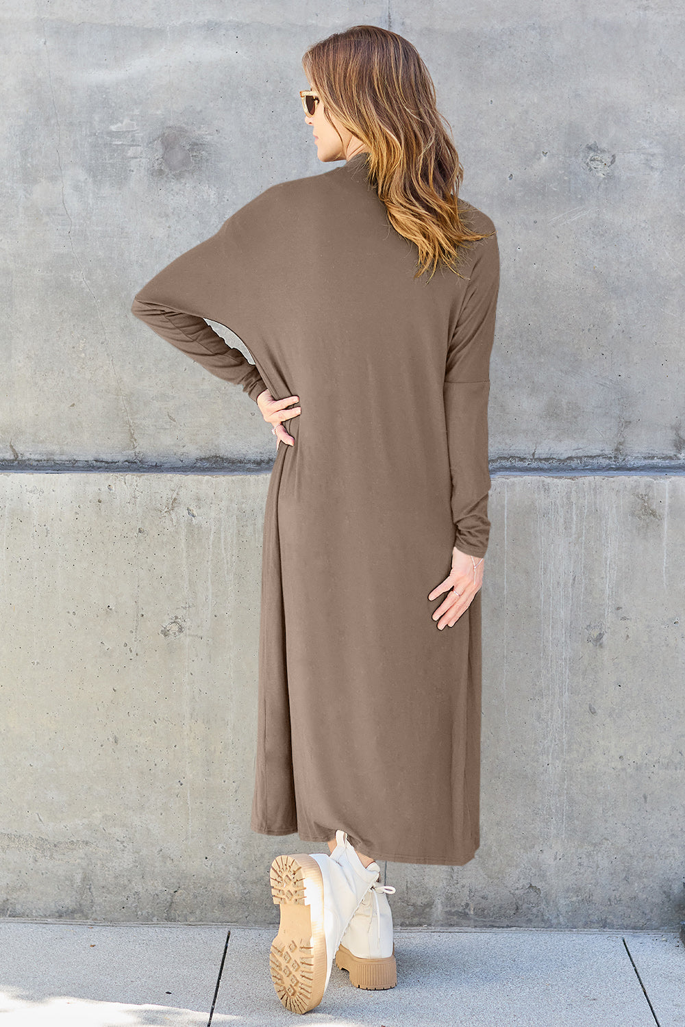 Outerwear_Basic Bae Full Size Open Front Long Sleeve Cover Up