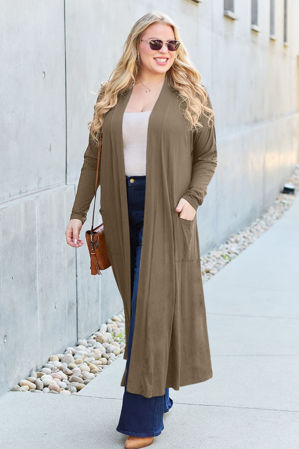 Outerwear_Basic Bae Full Size Open Front Long Sleeve Cover Up