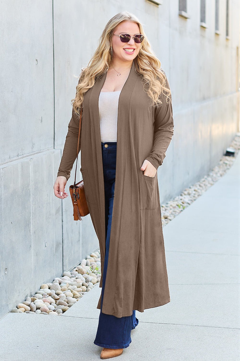 Outerwear_Basic Bae Full Size Open Front Long Sleeve Cover Up