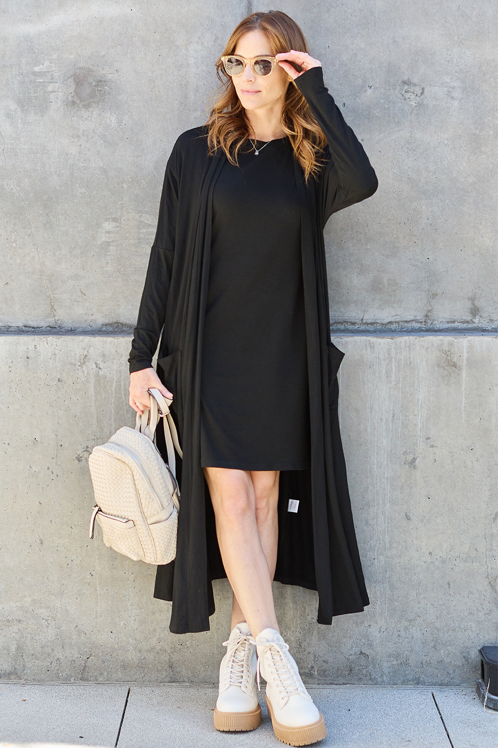 Outerwear_Basic Bae Full Size Open Front Long Sleeve Cover Up