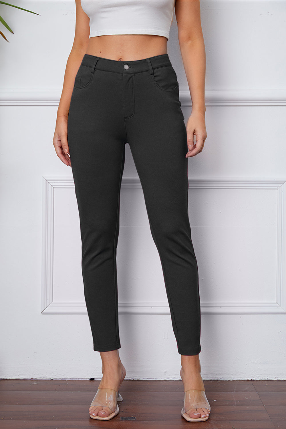 BOTTOM StretchyStitch Pants by Basic Bae