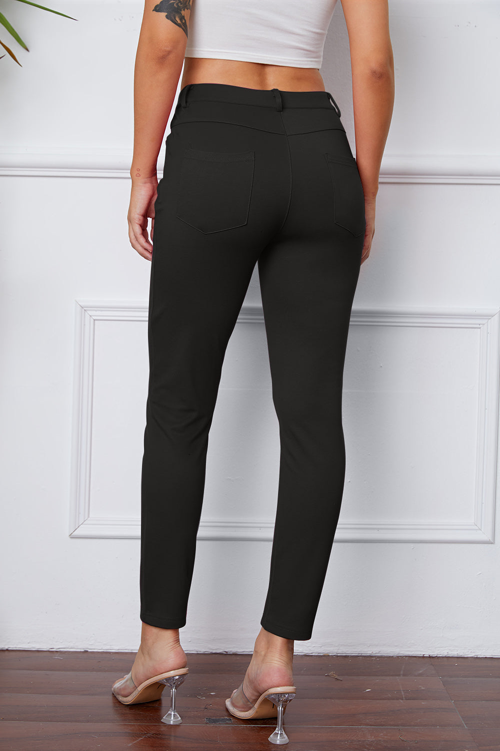 BOTTOM StretchyStitch Pants by Basic Bae