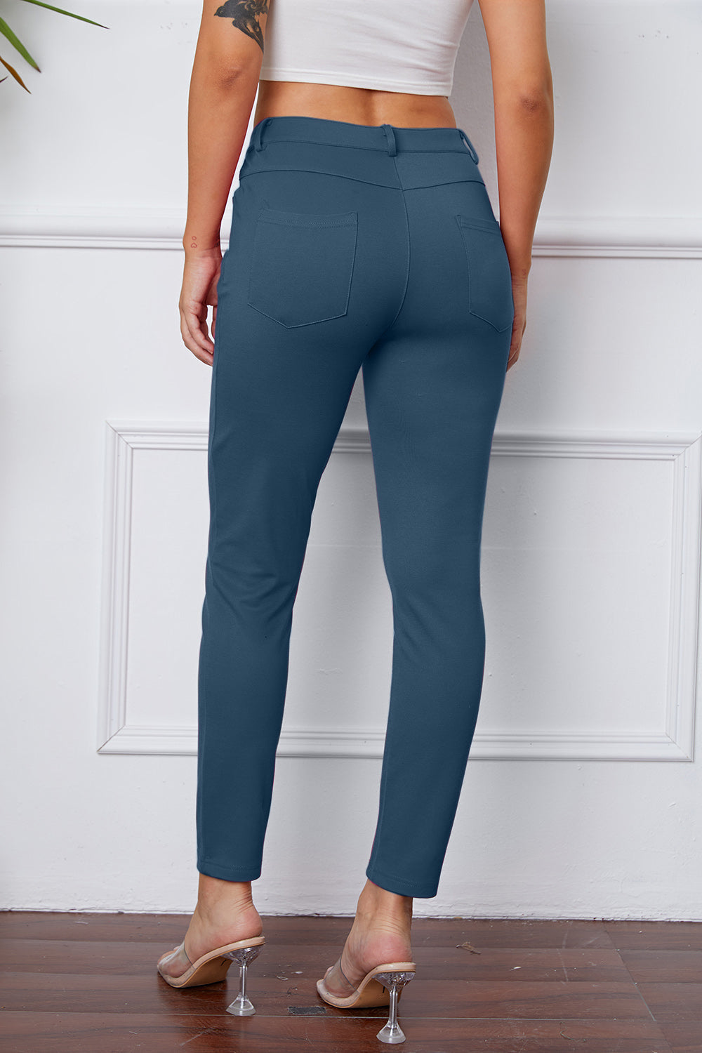 BOTTOM StretchyStitch Pants by Basic Bae