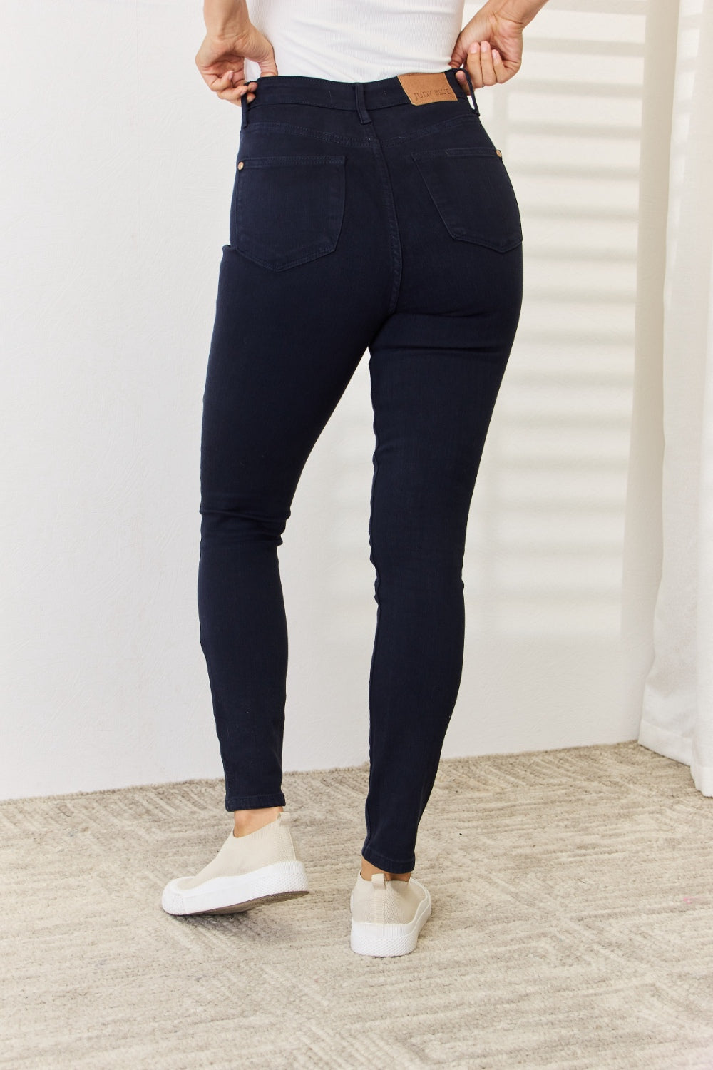 BOTTOM Judy Blue Full Size Garment Dyed Tummy Control Skinny Jeans