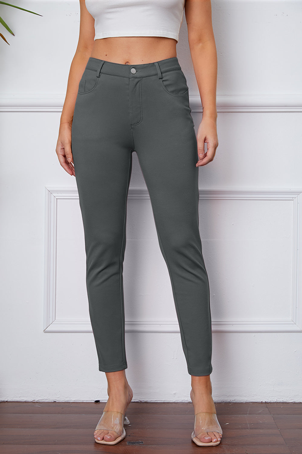 BOTTOM StretchyStitch Pants by Basic Bae
