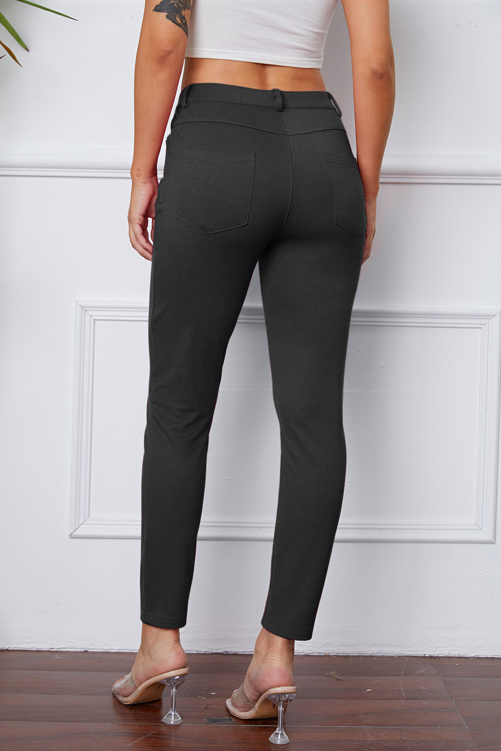 BOTTOM StretchyStitch Pants by Basic Bae